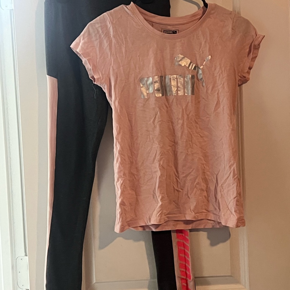 Puma Pink Short Sleeve Tee